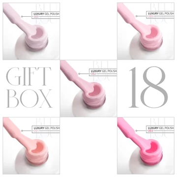 BluLou Színes Gél Lakk Szett - Pink - 5db + Ajándék BluLou Bőrápoló