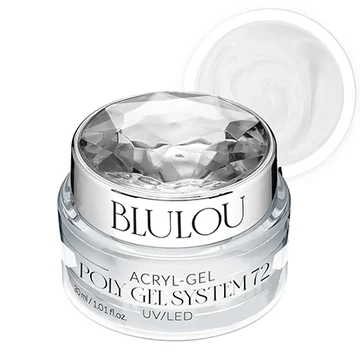 Blulou Poly Gél System 30ml - 072 Fehér