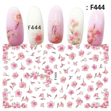 Körömdíszítő - Matrica - F444