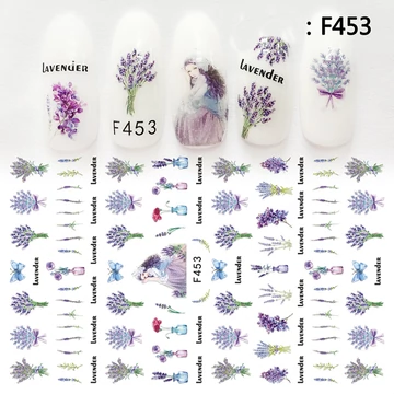 Körömdíszítő - Matrica - F453