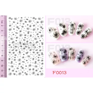 Köröm Matrica  - F013 - Fekete