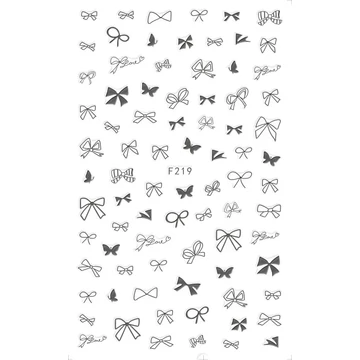 Köröm Matrica  - F219 - Ezüst Masni