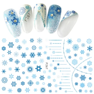 Köröm Matrica  - F267 - Karácsonyi