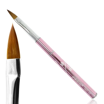 Porcelán Építő Ecset - 10-Es -  Prémium - Metál Pink 82963