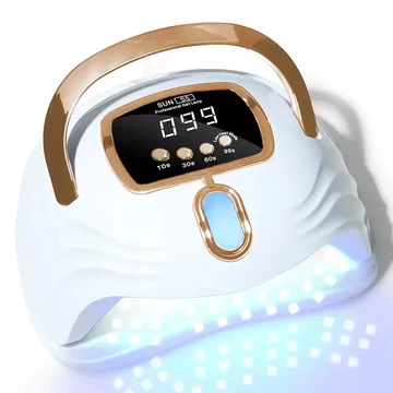 Nagy Teljesítményű, 268 W-Os Gél Uv Led-Es Körömlámpa - 57 Led-Del - Sun S5 - Rosegold