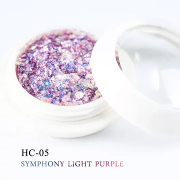 Díszítő Flitter - Világos Lila