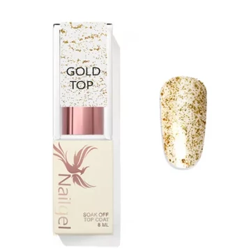 Gold Top Coat - Fixmentes Fényzselé - 8ml