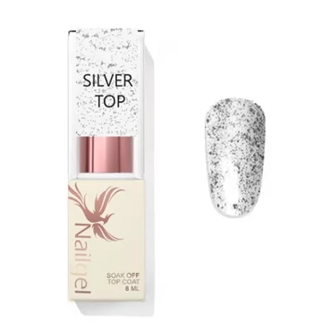 Silver Top Coat - Fixmentes Fényzselé - 8ml