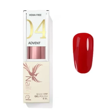 Advent Gél Lakk 8ml - 04 Üveghatás
