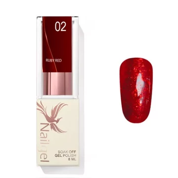 Ruby Red Gél Lakk 8ml - 02