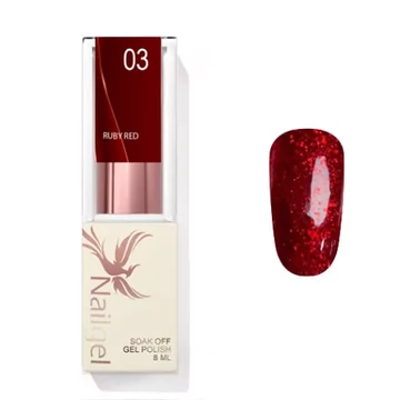 Ruby Red Gél Lakk 8ml - 03