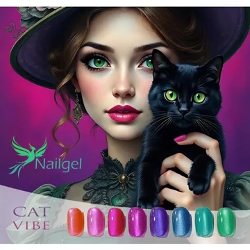 Cat Vibe - Mágneses - Szett - 8db