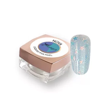 Liquid Polygel - Nova - 15ml - Világító csillagokkal