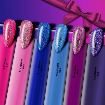 Next By Zellia Hema / Tpo Free Platinum Gél Lakk - 6 Db-os Box - 12Ml - 013 - 018-ig