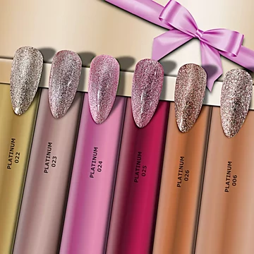 Next By Zellia Hema / Tpo Free Platinum Gél Lakk - 6 Db-os Box - 12Ml - 022 - 026-ig + 006