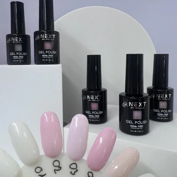 Next by Zellia - Rubber Base Szett - 5db