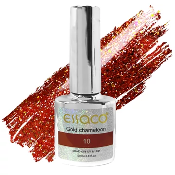 Essaco Gél Lakk - Gold Chameleon - 10 Ml - 010