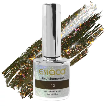 Essaco Gél Lakk - Gold Chameleon - 10 Ml - 012