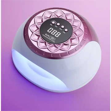 Nagy Teljesítményű, 268 W-Os Gél Uv Led-Es Körömlámpa - 57 Led-Del - Sun S9 - Pink