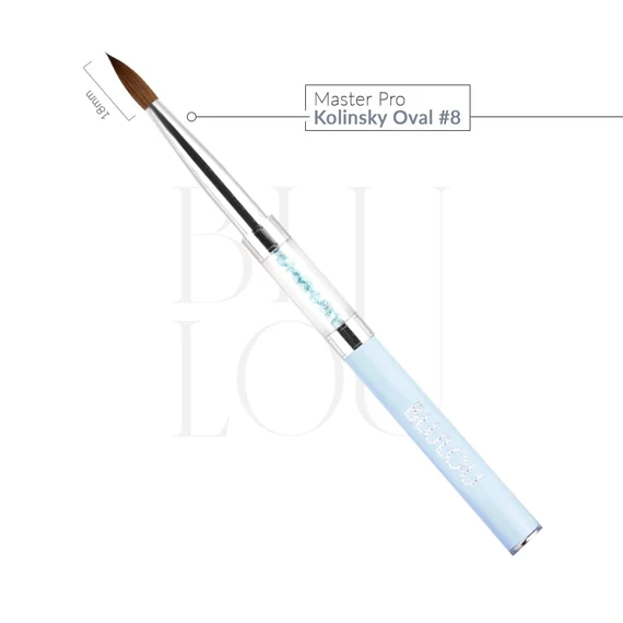 Blulou Master PRO Kolinsky Porcelán Ecset #8