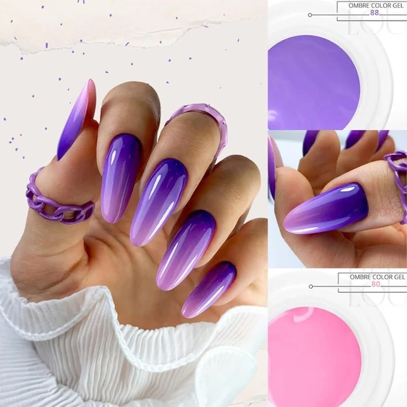 Blulou Ombre színes zselé - 88