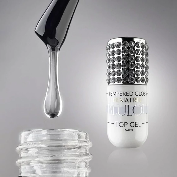Blulou Tempered Gloss Top Gél 9ml - Hema Free