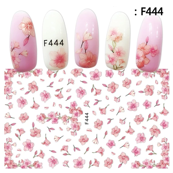 Körömdíszítő - Matrica - F444