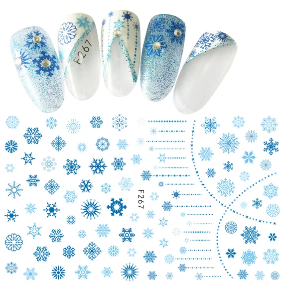 Köröm Matrica  - F267 - Karácsonyi