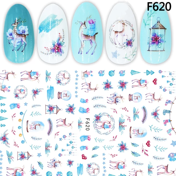 Köröm Matrica  - F620 Karácsonyi