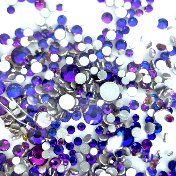 Körömdíszítő Kristály - Vegyes Méret - 720Db - Qqs-230621