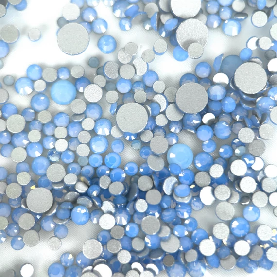 Körömdíszítő Opal Kristály - Vegyes Méret - 100Db - Qqs-230631