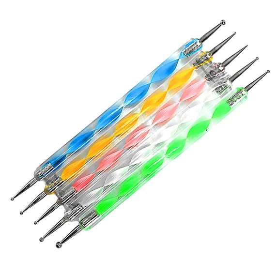 Pontozó Ecset Szett - 5 Db - Spirál - Qqs-210139