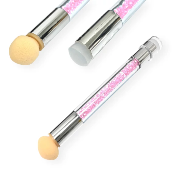 Baby Boomer - Szivacsfejű Ombre Ecset - Nyomda Fej - Rózsaszín