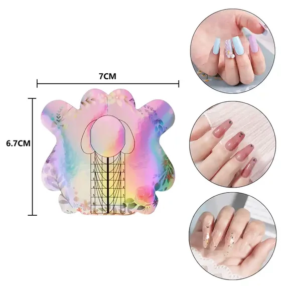 Műköröm Építő Sablon | 30db