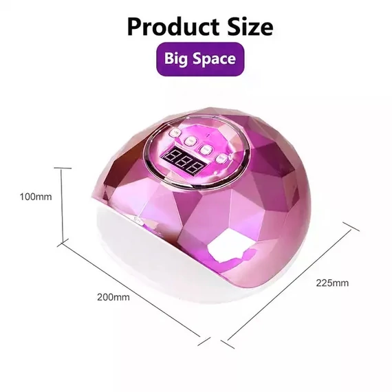 Műkörmös F6 Uv/Led Lámpa | 86W | Pink - 82792