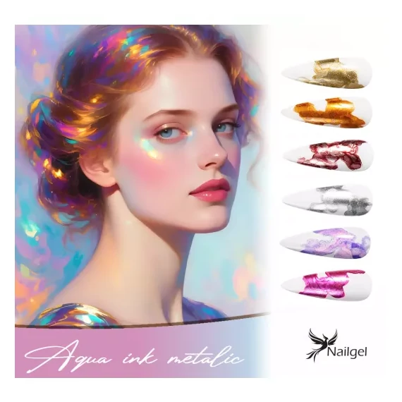 Aqua Ink Szett - Metal Kollekció - 6db