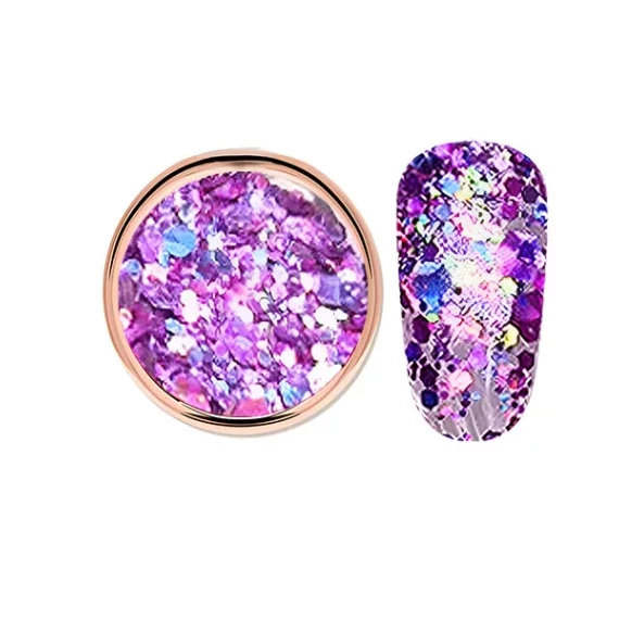 Díszítő Flitter - Lila