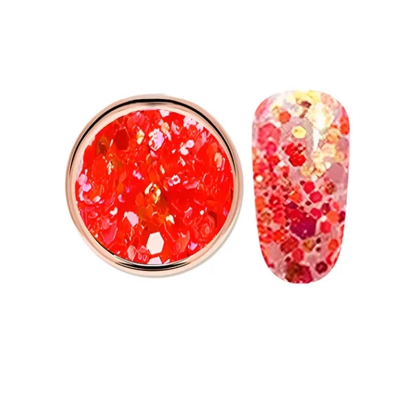 Díszítő Flitter - Piros