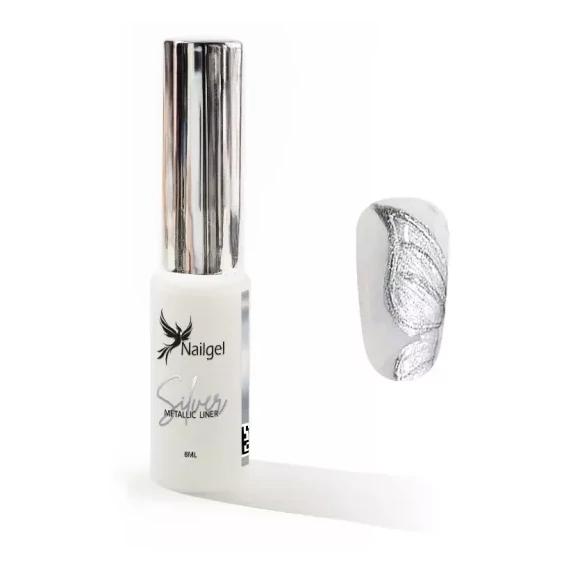 Advent Gél Lakk Liner 8ml - Silver
