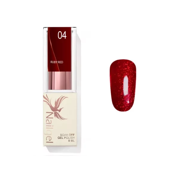 Ruby Red Gél Lakk 8ml - 04