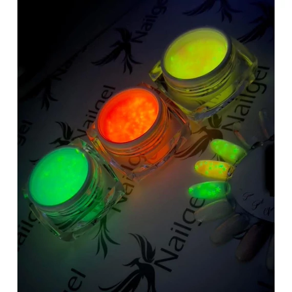 Liquid Polygel - Luna - 15ml - Világító csillagokkal