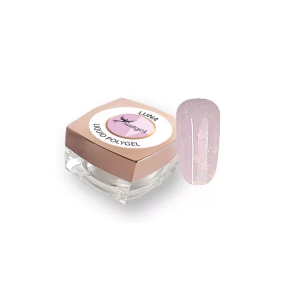 Liquid Polygel - Luna - 15ml - Világító csillagokkal