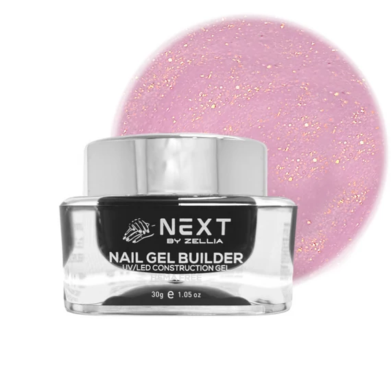 Next By Zellia Gel Builder / Építő Zselé 30G - Hema Free - Zgb-014 - Valentine - Reflektív