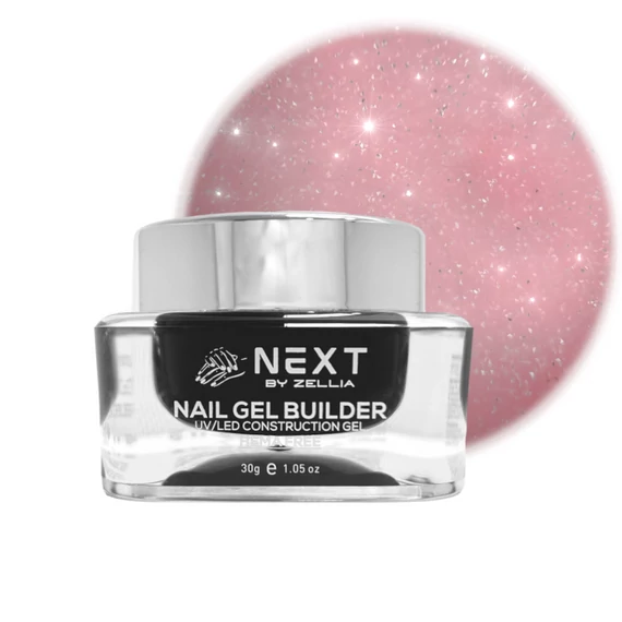 Next By Zellia Gel Builder / Építő Zselé 30G - Hema Free - Zgb-017 - Morning Lake - Reflektív