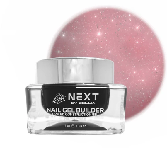 Next By Zellia Gel Builder / Építő Zselé 30G - Hema Free - Zgb-018 - Fairy Land - Reflektív