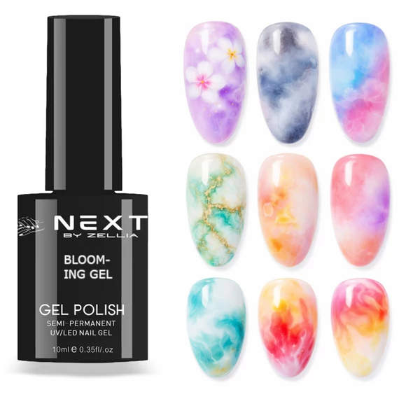Next by Zellia - Blooming Gel - Márvány hatás