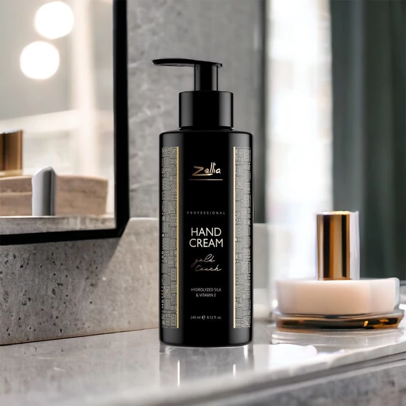 Zellia Gold Touch - Silk Hand Cream 240Ml