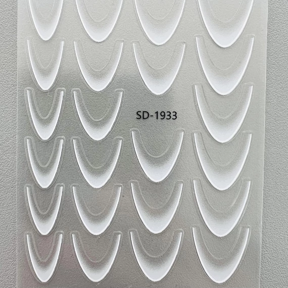 Mosolyvonal matrica - Fehér